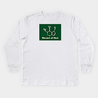 chemical formula for bacon Kids Long Sleeve T-Shirt